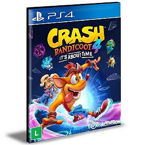 Crash Bandicoot 4 It’s About Time Ps4 e Ps5 Mídia Digital