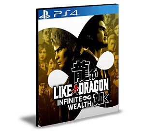 Like a Dragon Infinite Wealth PS4 MÍDIA DIGITAL
