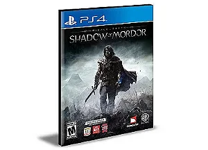 Middle Terra-média Sombras de Mordor Inglês PS4 e PS5 MÍDIA DIGITAL