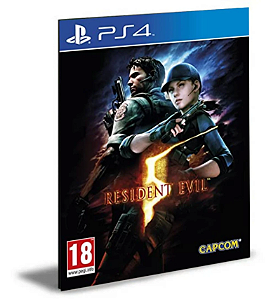 RESIDENT EVIL 5 PS4 e PS5 MÍDIA DIGITAL