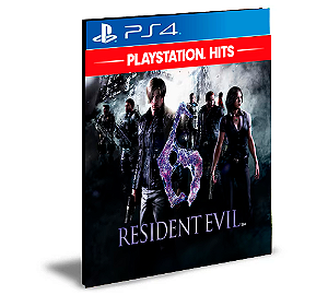 RESIDENT EVIL 6 PS4 e PS5 PSN MÍDIA DIGITAL