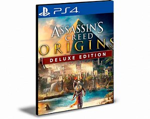 ASSASSIN’S CREED ORIGINS DELUXE EDITION Ps4 e Ps5 Mídia Digital