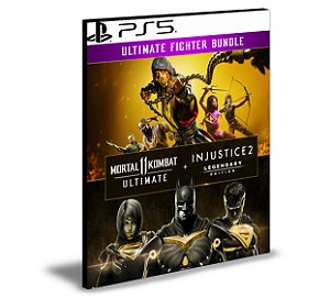 Pacote Mortal Kombat 11 Ultimate + Injustice 2 Edição Lendária Ps5 Mídia Digital