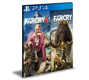 FAR CRY 4 + FAR CRY PRIMAL BUNDLE Ps4 e PS5 Mídia Digital