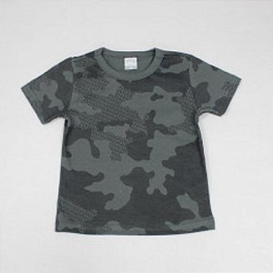 camiseta camuflada infantil manga curta menino 2 anos