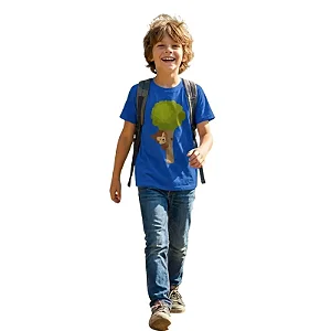 camiseta temática infantil unissex lobo mau 100%algodão confortável várias cores tamanho 10 anos