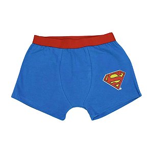 cueca boxer infantil super homem original 4 a 12 anos