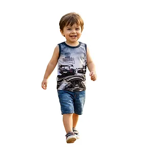 regata infantil menino carros de corrida preta meia malha macia confortável tamanhos 2 e 3 anos