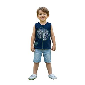 regata infantil menino dinossauro divertido malha algodão confortável várias cores tamanhos 4 a 8 anos