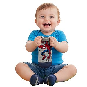 meia bebe homem aranha lupo infantil design temático estampa vibrante várias cores e tamanhos