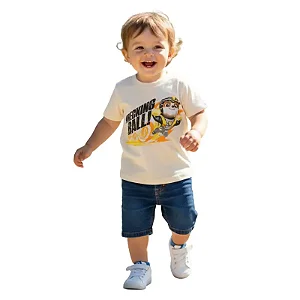 camiseta bebê patrulha canina menino 100% algodão confortável várias cores tamanhos 1 a 3 anos