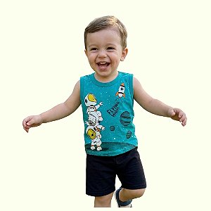 conjunto infantil menino astronauta space algodão macio confortável várias cores tamanhos 2 e 3 anos