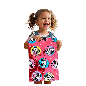 saco de presente minnie mouse infantil plástico estampado colorido tamanho 20 x 29 cm unidade