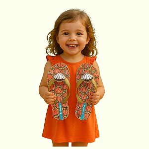 chinelo de sereia infantil menina temática aplique de concha emborrachado antiderrapante tamanhos 23 a 32