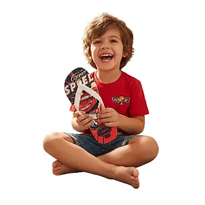 chinelo infantil menino carros mcqueen divertido solado tradicional tamanhos 27 a 32
