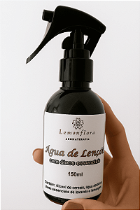 Água de Lençóis Aromaterapia com Óleos Essenciais de Lavanda e Lemongrass Relaxante / Sono Perfeito / Insônia
