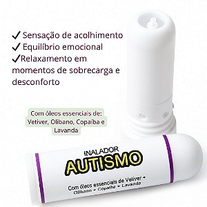 Inalador Sensorial & Bem-Estar | Autismo TEA | Aromaterapia para Conforto, Ansiedade e Regulação Emocional