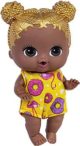 Linda Bonequinha Mini Summer Babys Collection Negra