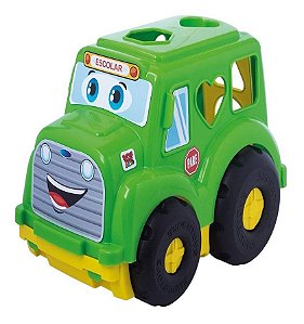 Onibus Didático De Vinil Para Bebês Super Toys Baby