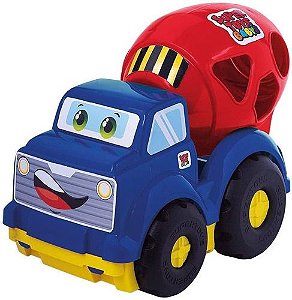 Caminhão Betoneira Para Bebês Didática Super Toys Baby's