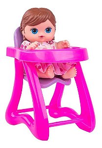 Boneca Nenequinha Collection Cadeirinha - Super Toys 377