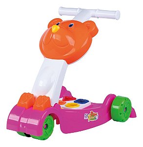 Brinquedo Play Time Andador Com Atividades Menina Cotiplás