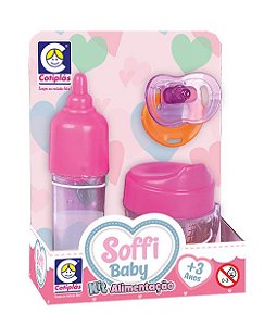 BONECA BEBE SONINHO REBORN COM TIARA 2652 COTIPLAS