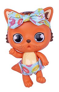 Boneca Pet Love Babies Raposa Cor Surpresa