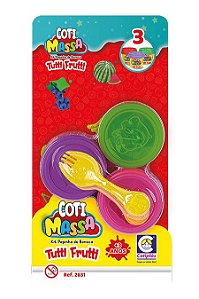 Brinquedo Coti Massa Tutti Frutti Kit Papinha De Boneca