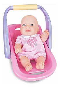 Boneca Reborn com Acessórios - Nenem Nanando - Love Born - 36 cm - Cotiplás  - superlegalbrinquedos