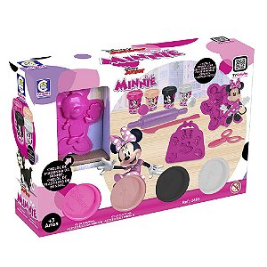 Brinquedo Kit de Massinhas Minnie Acessórios Disney