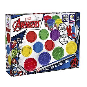 Brinquedo Massinha Marvel Avengers