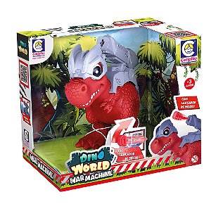 Brinquedo Dino World War Machine T-Rex