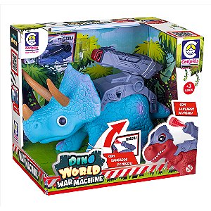 Brinquedo Dino World War Machine Triceratops