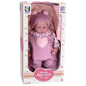 Boneca Baby Moments Reborn Menina