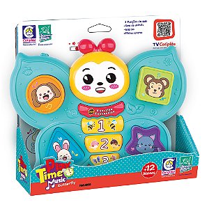 Brinquedo Play Time Music Butterfly