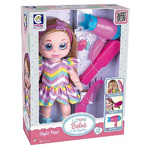 Boneca Love Bebê By Cotiplás Style Hair