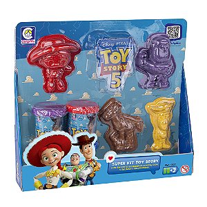 Super Kit Toy Story 5 - 4 moldes / 4 massinhas