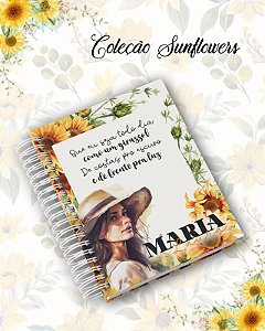 Agenda Coleção Sunflower.