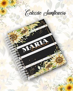 Agenda Coleção Sunflower.