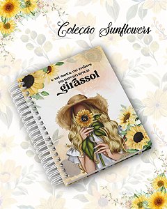 Agenda Coleção Sunflower.