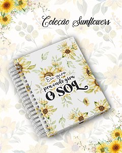 Agenda Coleção Sunflower.