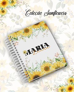 Agenda Coleção Sunflower.