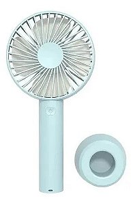 Mini Ventilador Portátil De Mão E Mesa Usb Recarregável