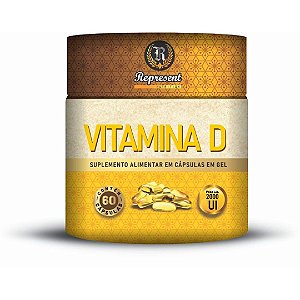 Vitamina D 60 cáps - Represent Nutrition
