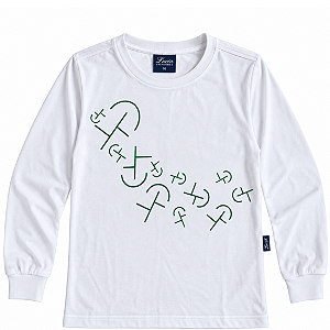 30 ALEF PERETZ CAMISETA MANGA LONGA BRANCA