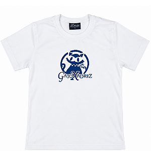 10 GATO XADREZ CAMISETA MANGA CURTA