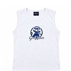 12 GATO XADREZ CAMISETA REGATA