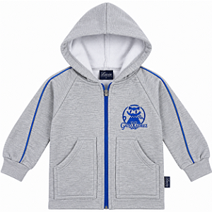 30 GATO XADREZ BLUSÃO MOLETON ABERTO FLANELADO