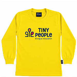 12 TINY PEOPLE CAMISETA MANGA LONGA AMARELA